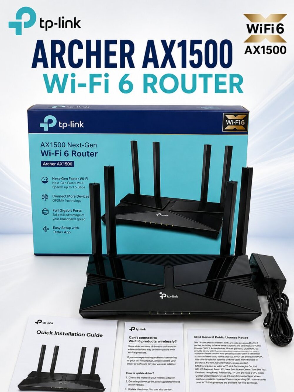 TP-Link Archer AX1500 WiFi 6 Dual Band Gigabit Router Tested Complete